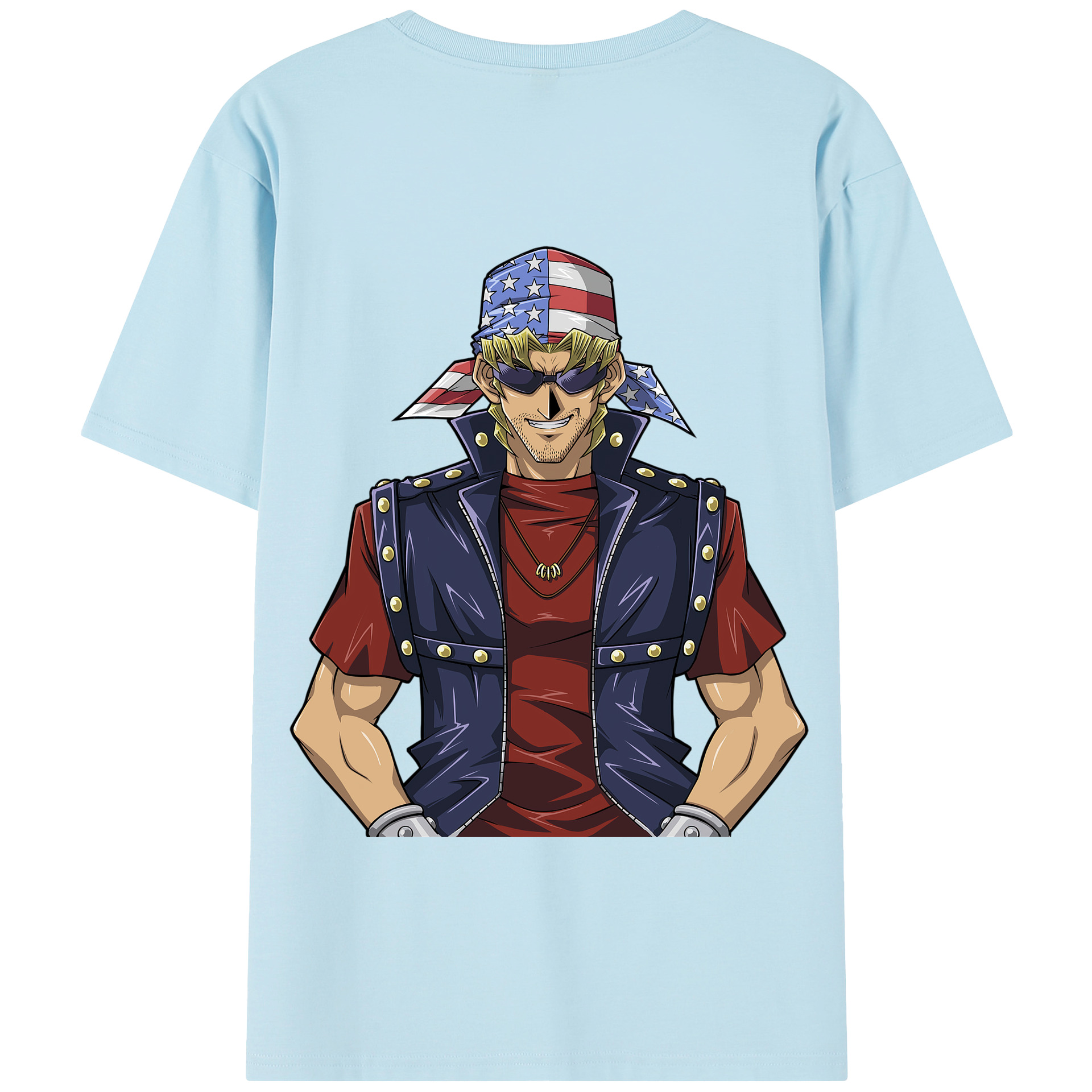 （画像用） 遊☆戯☆王 Yu-Gi-Oh! 綿100％半袖Tシャツ（背面プリント）